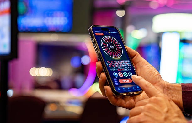 Dealer managing live baccarat round